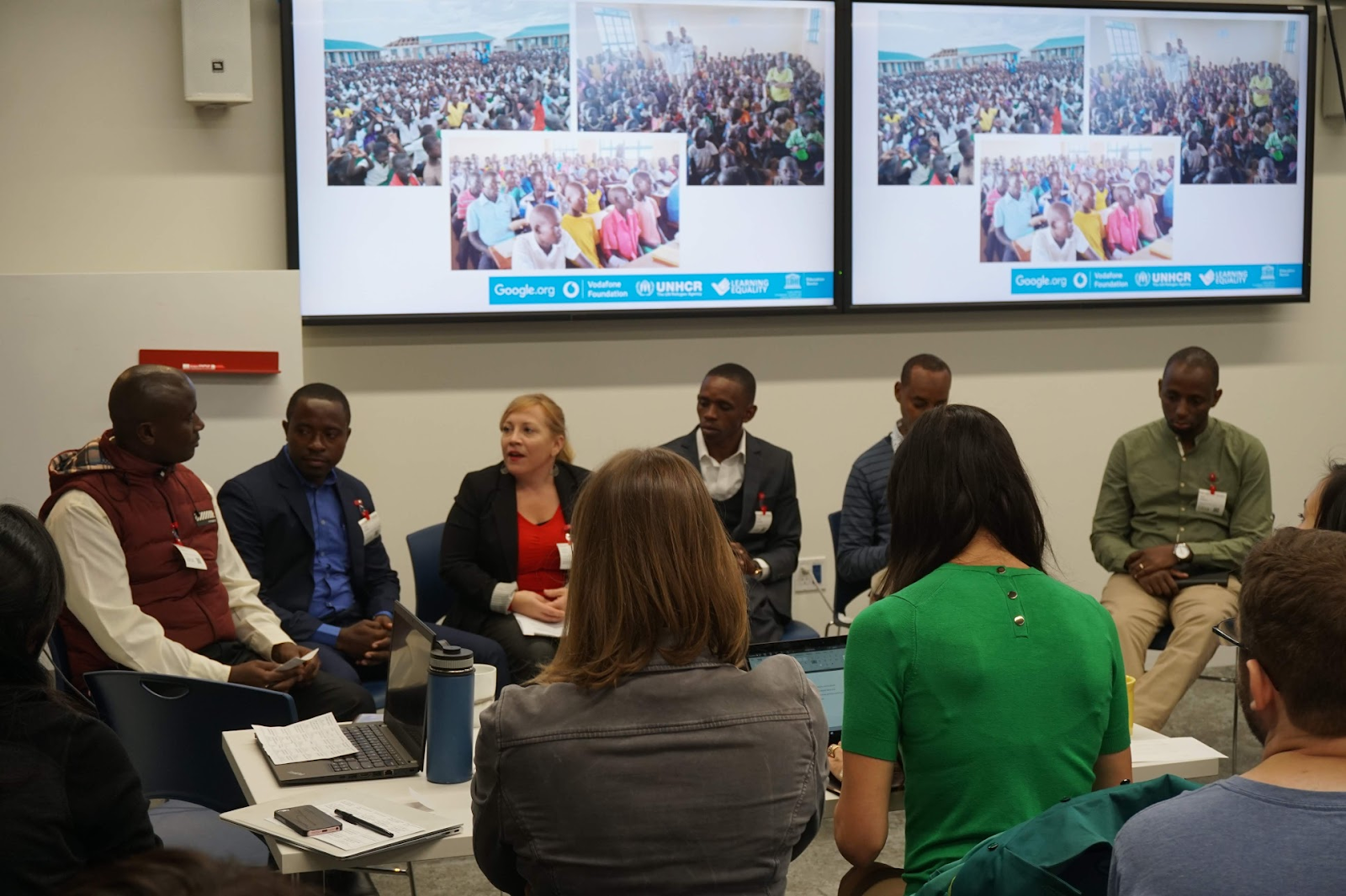 A panel of refugee coaches, host community coach, and Education Officers from Kakuma Refugee Camp and
Dadaab Refugee Camp share their on-the-ground experiences with the team.
